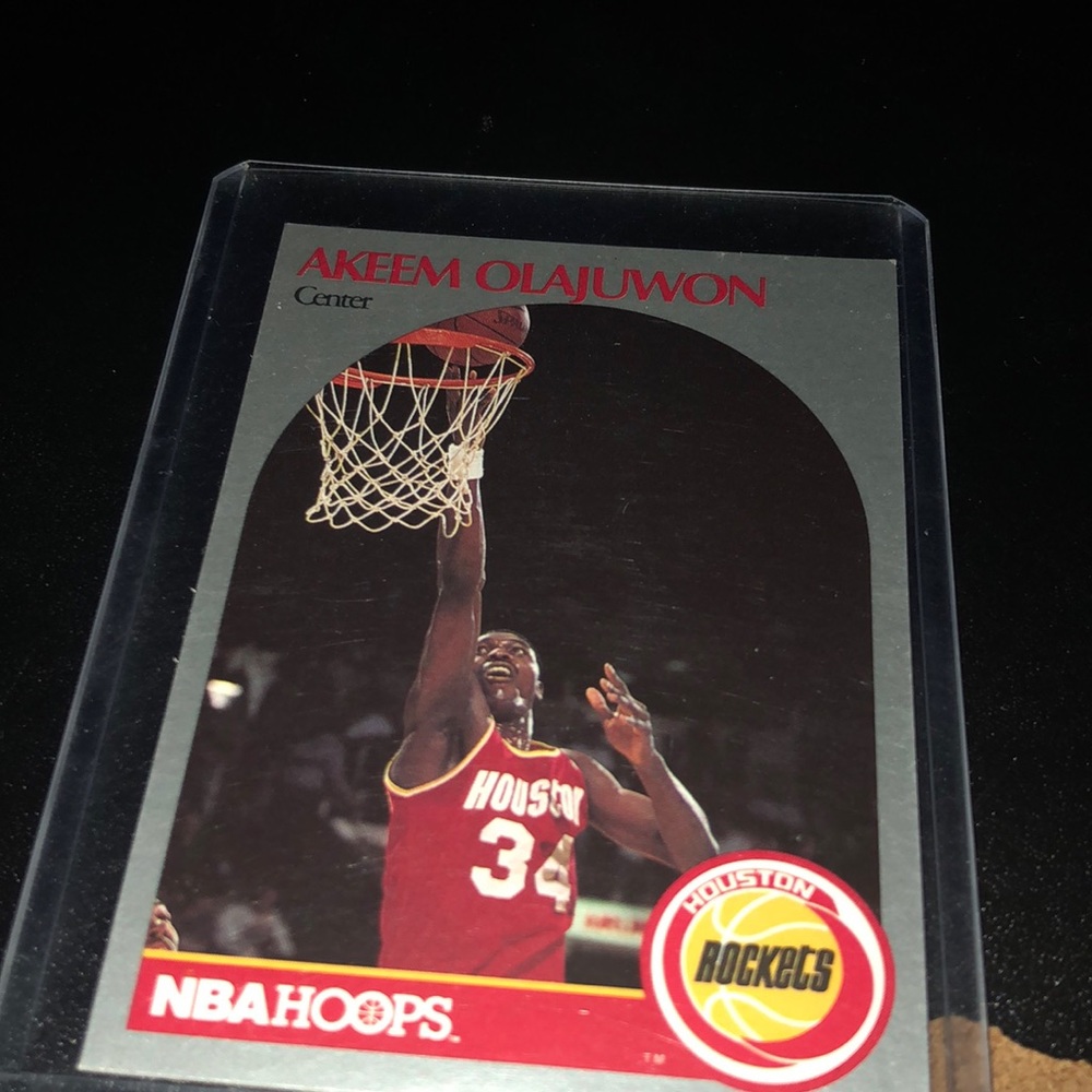 Hakeem Olajuwon basketball card